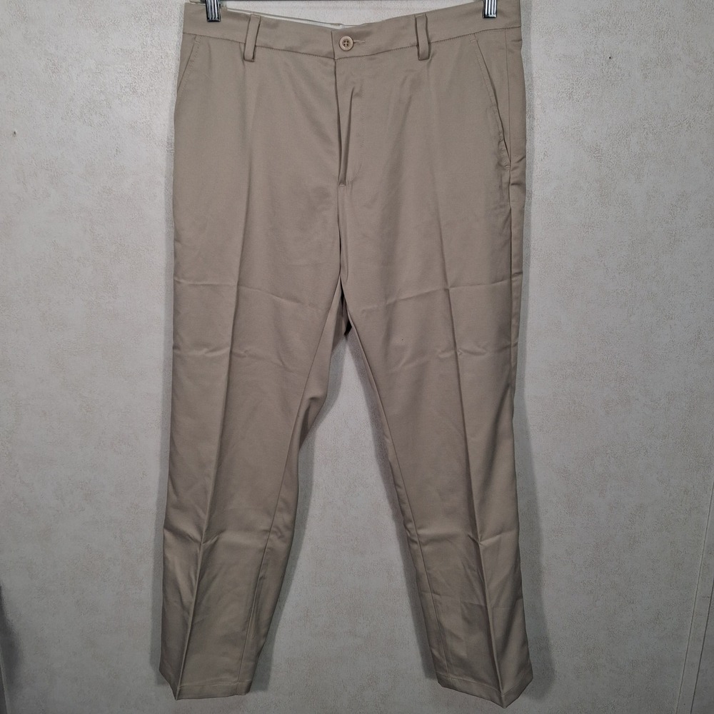 Amazon‎ Essentials Golf Pant Mens 34x30 Stone Classic-Fit Stretch Chino Trousers